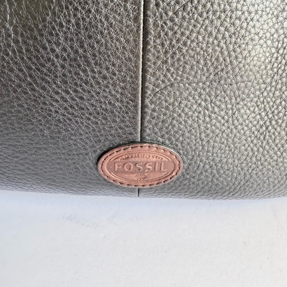 Fossil Y2K Morgan Bag Black Leather Crossbody Messenger Purse Travel Everyday - Picture 7 of 12